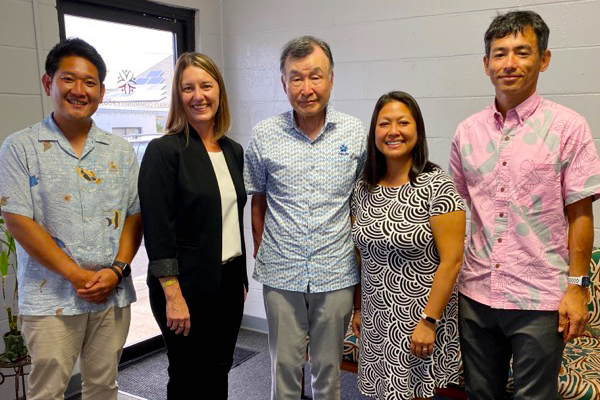 From left to right: Hiroki Matsuda, Robin Pratt, Toichi Takenaka, Uri Martos, Toshiaki Shindo